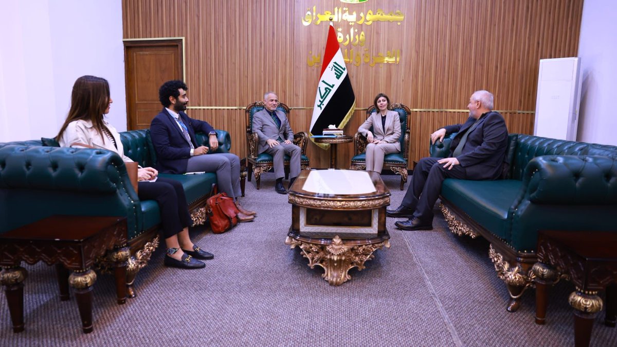 UNAMI (@uniraq) on Twitter photo The UN Resident Coordinator <a href="/G_Isaczai/">Ghulam M. Isaczai غلام .م. اسحق زي</a> met with the Minister of Migration and Displaced, <a href="/EvanGabro/">ايفان جابرو Evan Gabro</a> , to discuss challenges in returning Iraqi nationals from Northeast Syria and ways to enhance their reintegration. The UN Resident Coordinator <a href="/G_Isaczai/">Ghulam M. Isaczai غلام .م. اسحق زي</a> met with the Minister of Migration and Displaced, <a href="/EvanGabro/">ايفان جابرو Evan Gabro</a> , to discuss challenges in returning Iraqi nationals from Northeast Syria and ways to enhance their reintegration.