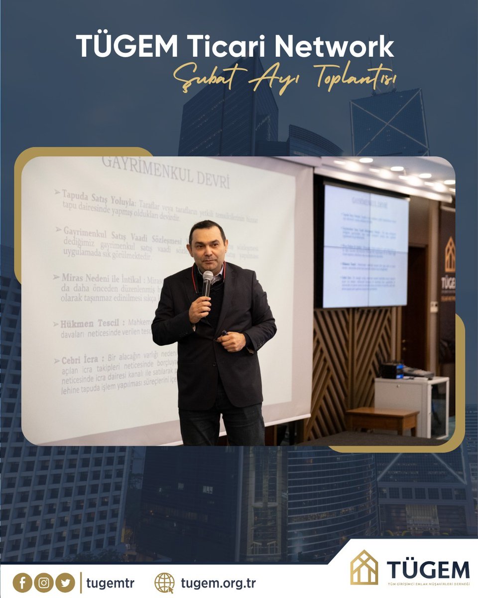 TÜGEM Ticari Network Komitesi Şubat Ayı buluşması, 26 Şubat Çarşamba günü Days Hotel by Wyndham ‘de TÜGEM Ticari Network Üyeleri ve TÜGEM Genel Başkanı katılımları ile gerçekleşti.