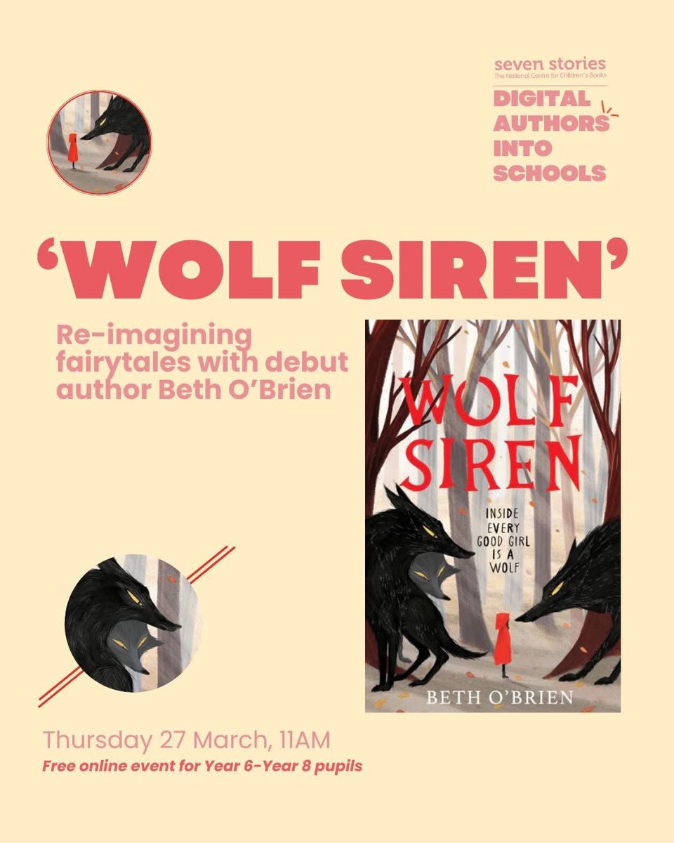 Beth O'Brien (@bethowriter) on Twitter photo So, so excited for this online school event for years 6-8! ๐บ
Book a FREE spot for your class here: sevenstories.org.uk/event/wolf-sirโฆ
Thank you <a href="/7Stories/">Seven Stories</a>! So, so excited for this online school event for years 6-8! ๐บ
Book a FREE spot for your class here: sevenstories.org.uk/event/wolf-sirโฆ
Thank you <a href="/7Stories/">Seven Stories</a>!