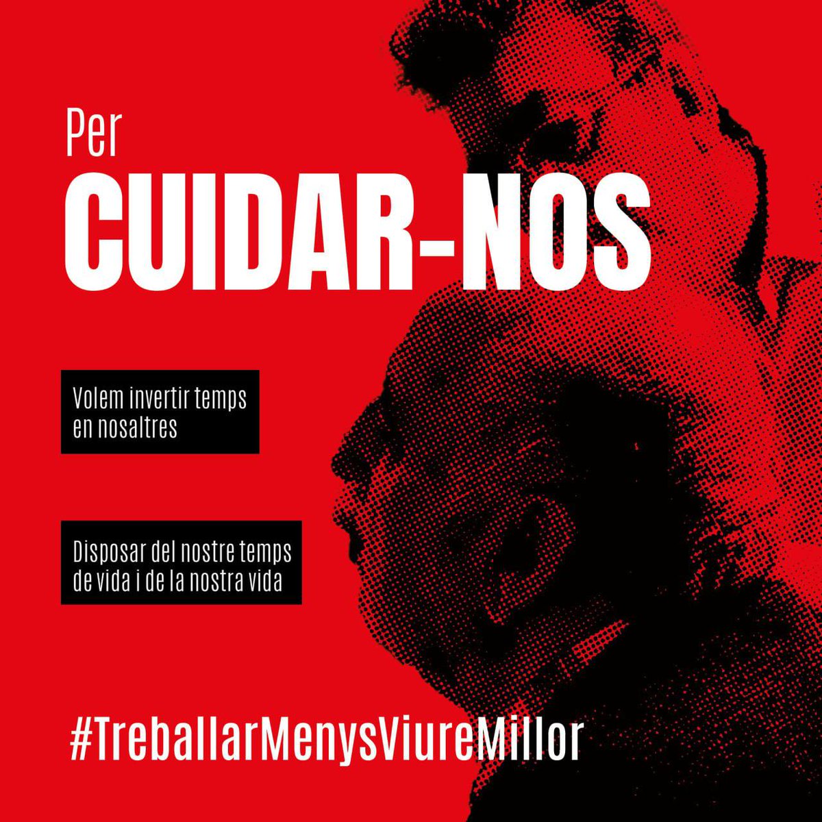 Demà a les 12h, els sindicats de CCOO i UGT convoquem una mobilització a Barcelona per reclamar una reducció de la jornada de treball real i efectiva.

#TreballarMenysViureMillor