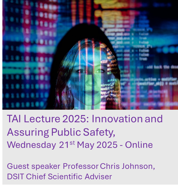 📣Join the Thomas Ashton Institute Annual Lecture in May! Professor Chris Johnson, DSIT Chief Scientific Adviser will explore how emerging technologies like artificial intelligence and data analytics are revolutionising public safety. 

🖊️Register Now: bit.ly/4koSrjN