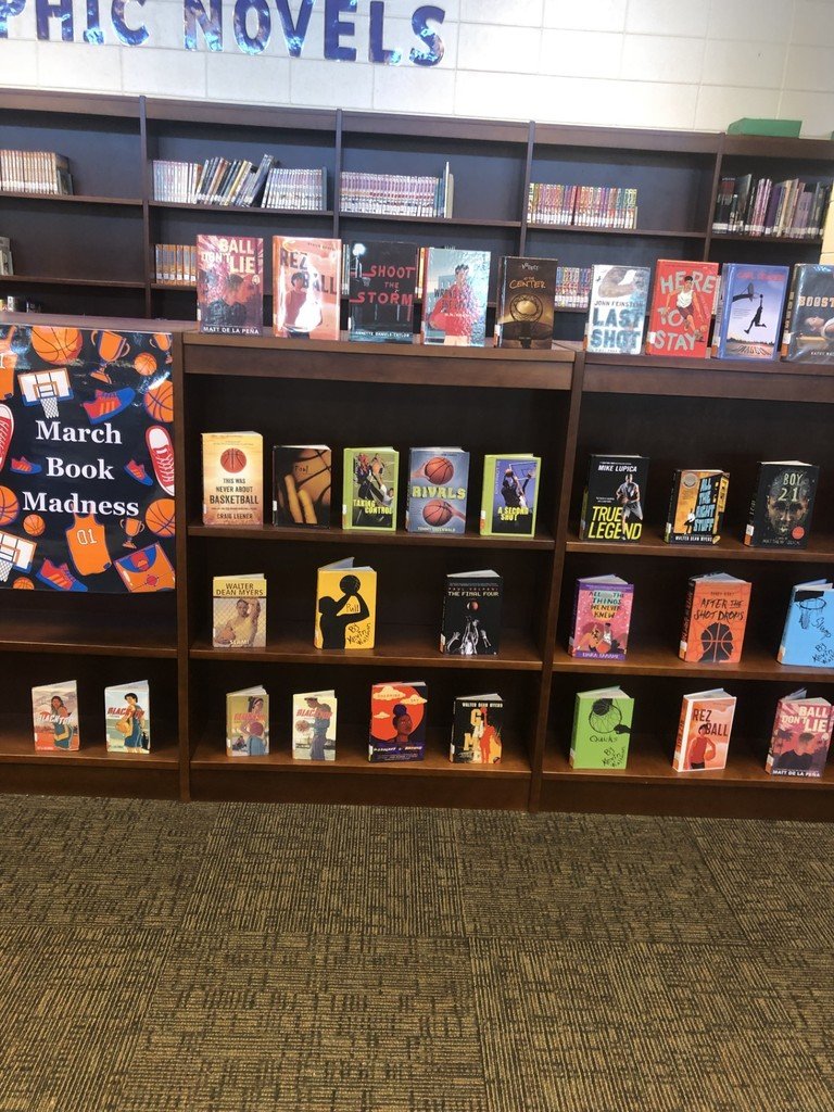 March has lots to celebrate, including Women's History Month and March Book Madness. Stop by the library and check out this display to find a book for both!