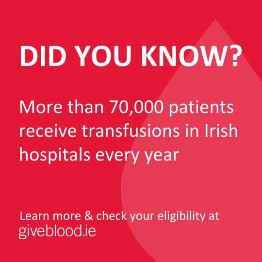 Comhaltas na Mac Léinn, Ollscoil na Gaillimhe (@uniofgalwaysu) on Twitter photo Give Blood on campus | Deonaigh Fuil ar an gCampas
🩸12pm-3.30pm tomorrow Tues 4th March 
🩸12pm-3.30pm Weds 5th March 
📍Bailey Allen Hall, Áras na Mac Léinn 
🔗More info | Tuilleadh eolais
giveblood.ie Give Blood on campus | Deonaigh Fuil ar an gCampas
🩸12pm-3.30pm tomorrow Tues 4th March 
🩸12pm-3.30pm Weds 5th March 
📍Bailey Allen Hall, Áras na Mac Léinn 
🔗More info | Tuilleadh eolais
giveblood.ie