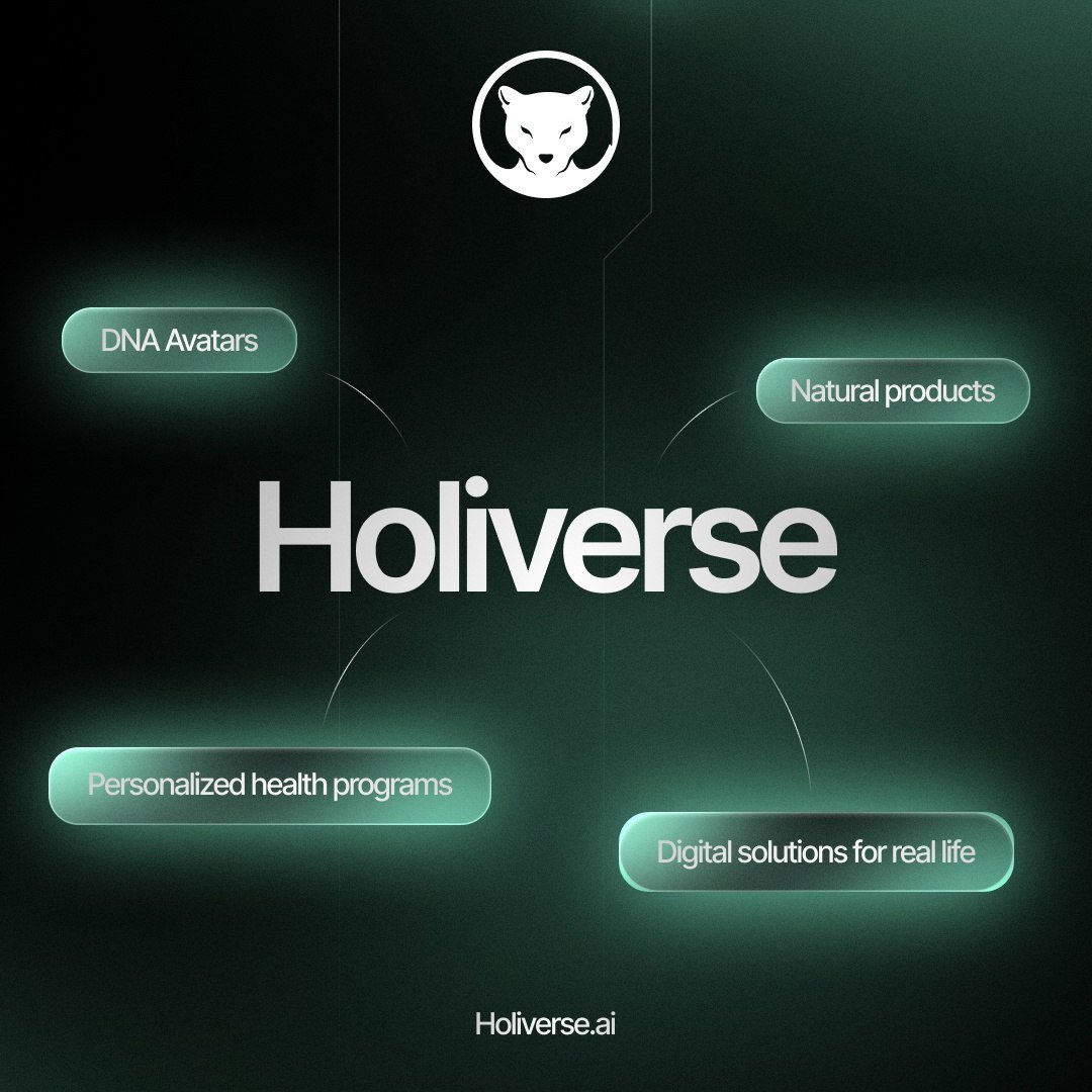 Holiverse's tweet photo. 📌 Holiverse FAQ: What You Need to Know

Q: Who is Holiverse?
—A: We are a technology company with a global community of millions of users. We're building a unique ecosystem for personalized well-being and health management, from DNA analysis and science-backed personalized recommendations to a marketplace offering products that enhance quality of life.

Q: What's your main innovation?
—A: Our DNA-based avatar technology creates a 'digital twin' from your genetic profile, which can be augmented with extra health data, such as tracking information, examination results, and more.

As a result, users obtain their digital copy built on solid science, which can reliably visualize numerous bodily processes, including future projections for up to 30 years. It allows one to test and visually forecast treatment outcomes or lifestyle changes, including long-term effects, before implementing them in real life.

Q: What are your main areas of focus?
—A: We work across several directions:
• 🧬 DNA-based avatars — Digital Twins
• 🔬 Personalized wellness programs: VitaliQ & HolistiQ
• 🌿 Natural wellness products (Holisthetic line)
• 🔄 Digital experiences that holistically enhance real-life well-being

Q: What makes Holiverse different?
—A: Our distinct advantage lies in our holistic and comprehensive approach to human well-being and personal development, grounded in cutting-edge science and hard data. We're not just about digital experiences or wellness products — we leverage advanced science to empower you to make informed decisions about your health and, more broadly, your life.

Q: Why does Holiverse focus on personalization?
—A: We believe that one-size-fits-all approaches to health and wellness are outdated. By leveraging your genetic data, we can deliver highly personalized insights and recommendations that work specifically for you — your body, your goals, and your life.

Learn more about Holiverse:
• How Holiverse is Empowering You to Monetize Your Health Information https://t.co/BGLvSmoBLi

• From Saliva Sample to Self-Discovery https://t.co/3GhZBOYWLD

• A New You in 3 Months? How Holiverse's VitaliQ Sets You on the Path to Personalized Wellness https://t.co/99KGUTSWFA

• Bridging the Gap: How DeSci Is Making Personalized Health Accessible to Everyone https://t.co/6Ezu3lcWuV

• DeSci's New Wave: Five Projects Building a Healthier Future https://t.co/bbJOaxlUze

Follow our developments in social media:
—Telegram: @Holiverse
—X: https://t.co/ablepK3pUa
—YouTube: https://t.co/alwdzJgL4P
—Instagram: https://t.co/Rrh16Dr23A