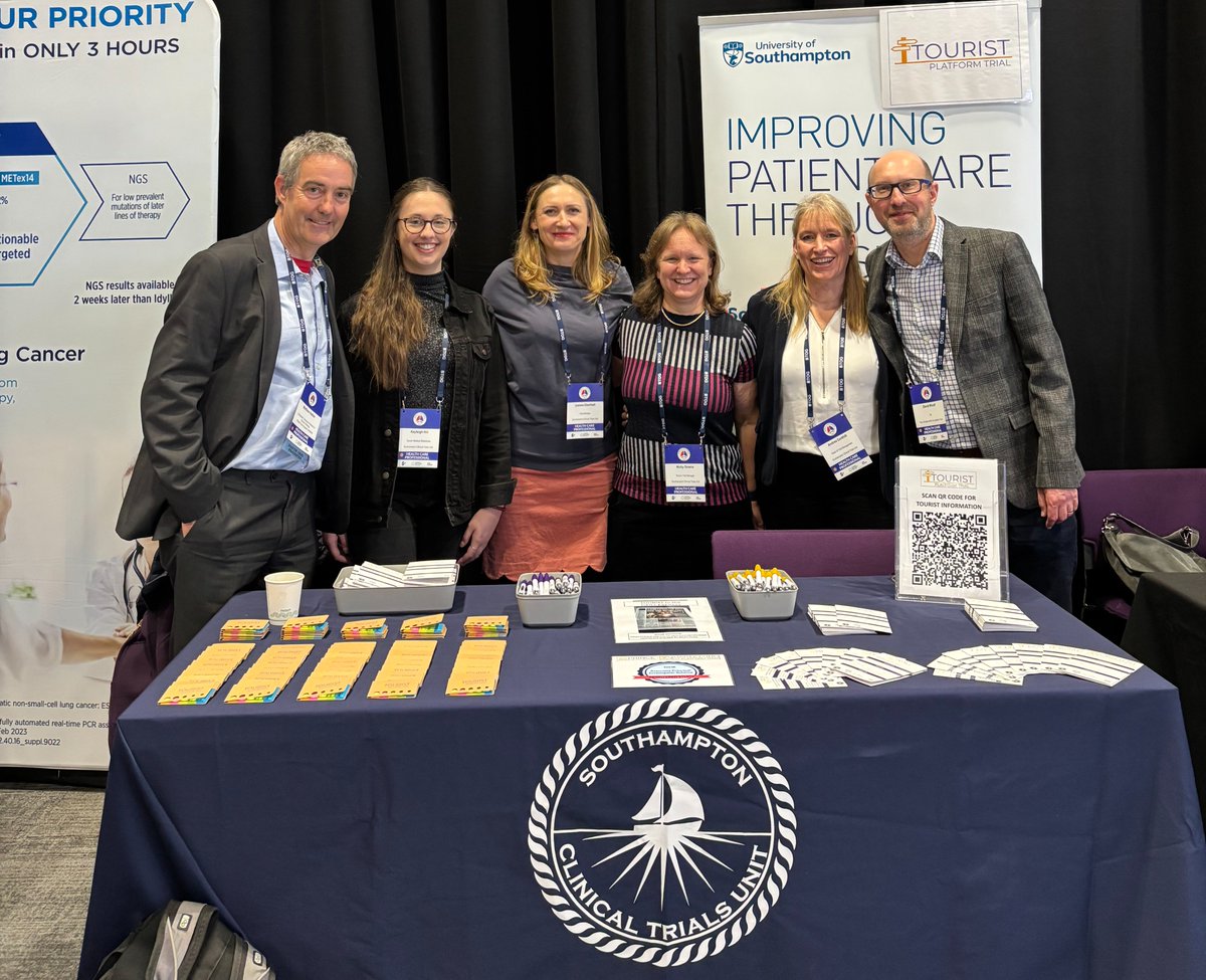 If you're at #BTOG25 today, we would love to see you to chat about the TOURIST #LungCancer platform #ClinicalTrial.

Find our stand in the main exhibition hall, on the right as you walk in!