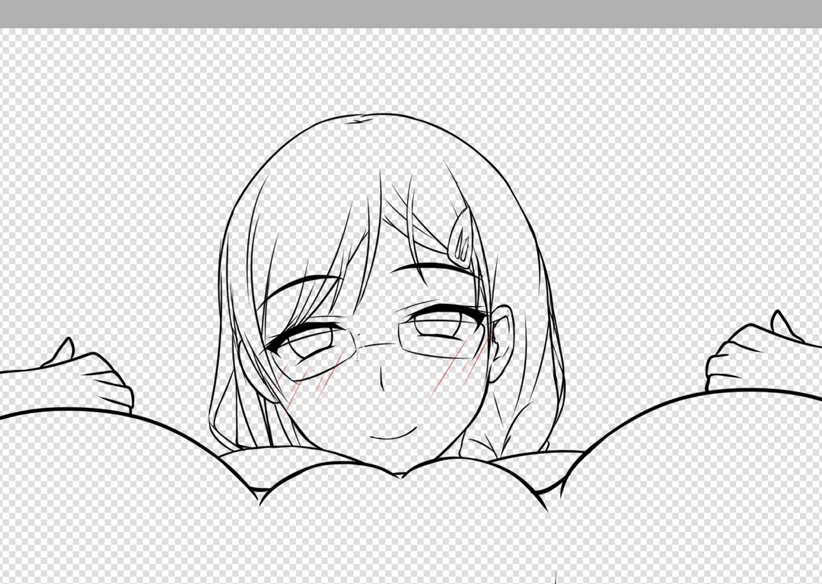 キノコ栽培の間に差分用の表情をカキカキしてたのねん〆(*'∀`*)b 