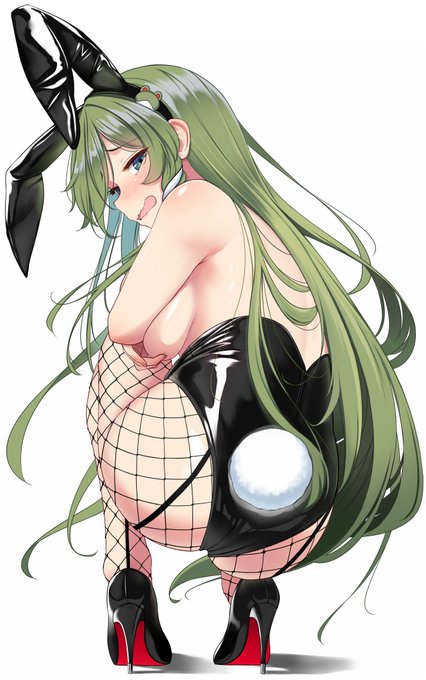 お題箱より:バニー早苗さん 