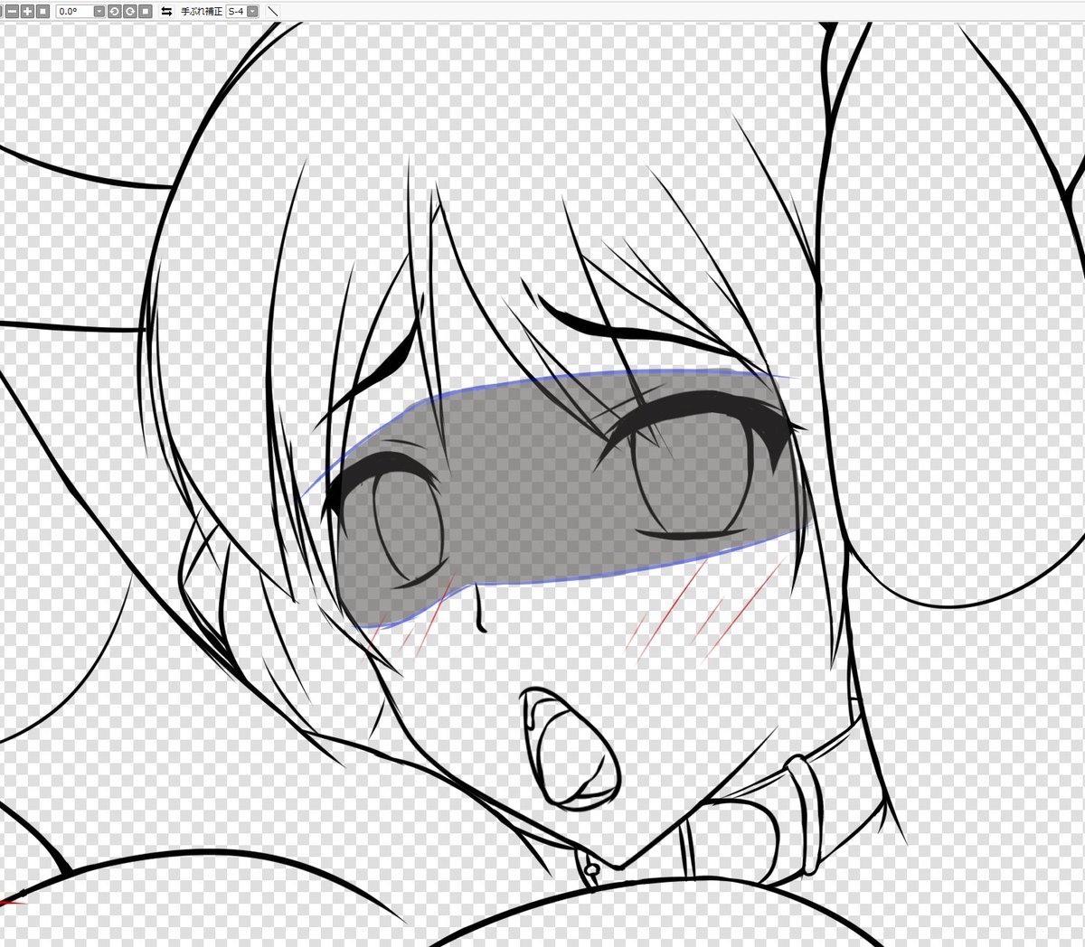 キノコ栽培の間に差分用の表情をカキカキしてたのねん〆(*'∀`*)b 