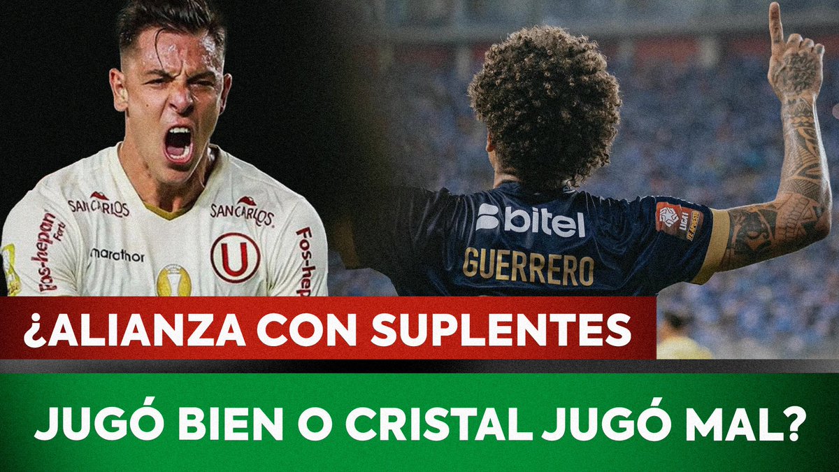 Futbol Champán (@futbolchampanpe) on Twitter photo ALIANZA LIMA SUPERÓ A SPORTING CRISTAL Y LA U VOLVIÓ CON TODO | FÚTBOL CHAMPÁN ⚽️🍾
youtube.com/live/cA1hnwEXf…
<a href="/EnriquedelaRosa/">Enrique de la Rosa</a> <a href="/albarracinpaulo/">Paulo Albarracín</a> <a href="/chapa_nomas/">Jorge Alonso Cuba Piedra</a> <a href="/davidchavez64/">David Chavez</a> ALIANZA LIMA SUPERÓ A SPORTING CRISTAL Y LA U VOLVIÓ CON TODO | FÚTBOL CHAMPÁN ⚽️🍾
youtube.com/live/cA1hnwEXf…
<a href="/EnriquedelaRosa/">Enrique de la Rosa</a> <a href="/albarracinpaulo/">Paulo Albarracín</a> <a href="/chapa_nomas/">Jorge Alonso Cuba Piedra</a> <a href="/davidchavez64/">David Chavez</a>