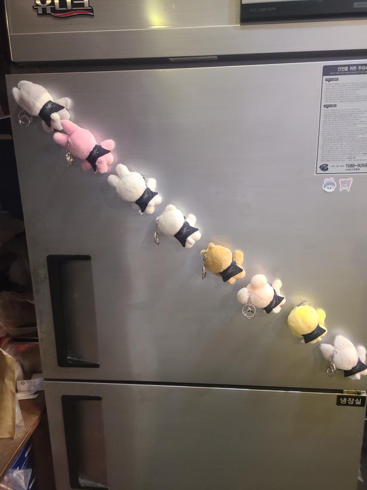 오늘 냉장고 스키주 이렇게하고간 손님 찾습니다😂