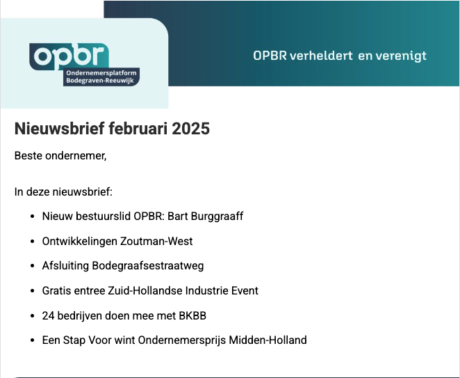 De nieuwsbrief van OPBR is weer verschenen!

Lees de nieuwsbrief hier:
bit.ly/4h1ot2w

Aanmelden voor de volgende nieuwsbrief? Klik hier: opbr.nl/aanmelden-nieu…