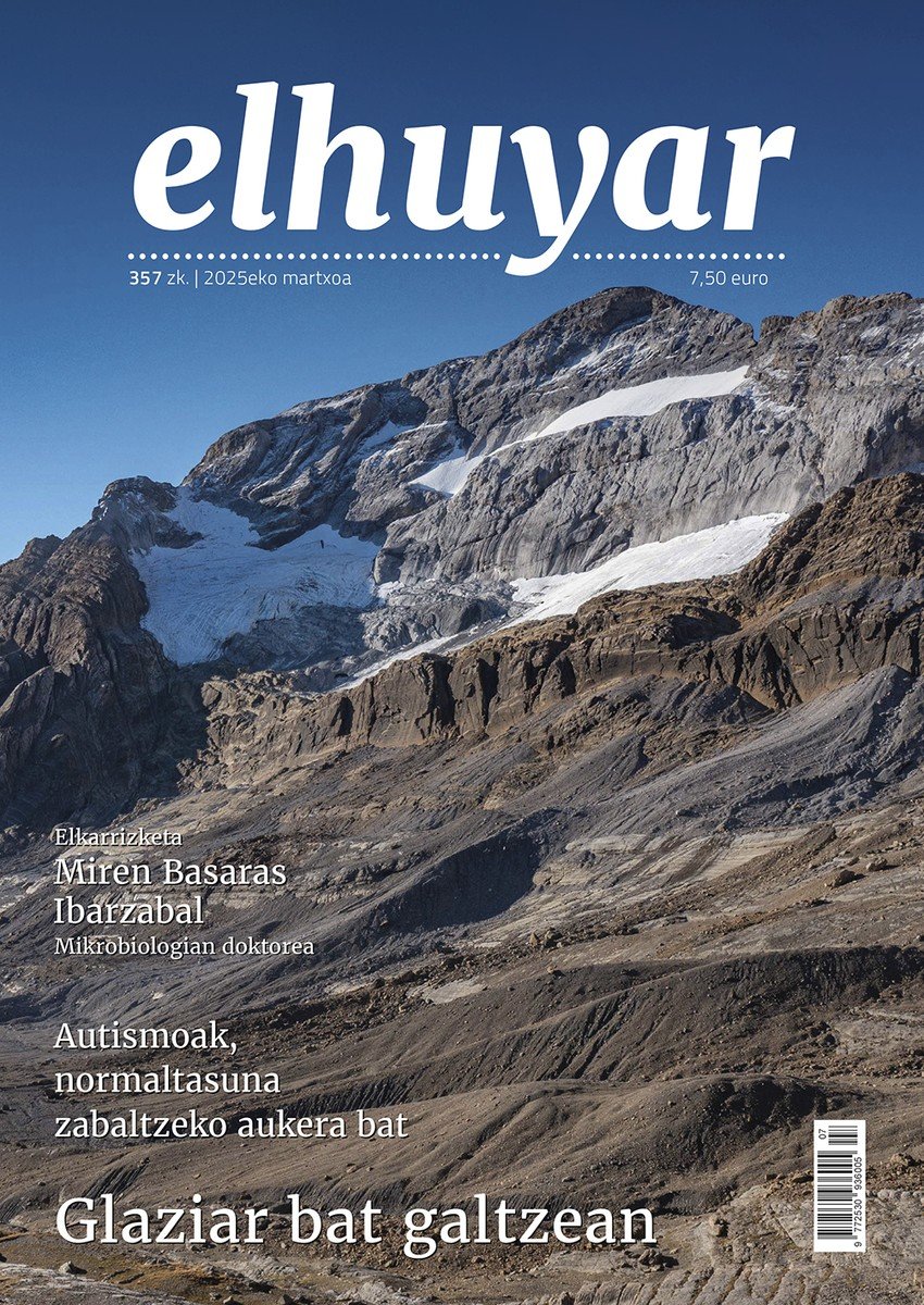 📢 EXTRA, EXTRA!! 
Kalean da #Elhuyaraldizkaria-ren azken zenbakia, gizartean zeresana duten gai zientifiko-teknologiko ugarirekin:
 🔹glaziarren galera
🔹autismoak
🔹euskarazko hizkuntza-eredu handiak eta txatbotak
🔹Sophie Kowalevskiren istorioa...
aldizkaria.elhuyar.eus