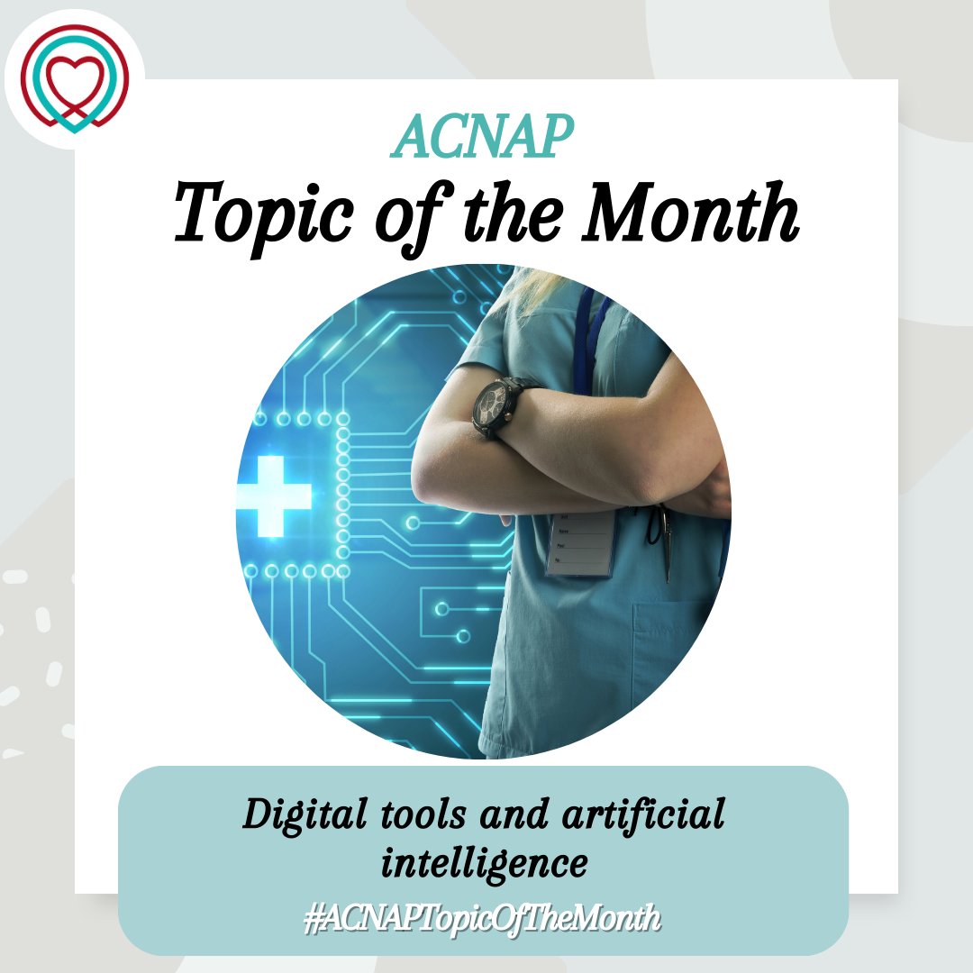 With the beginning of March, a new topic of the month is also welcomed!

#ACNAPTopicOfTheMonth is #digital tools and #AI

#ACNAP #CVD
