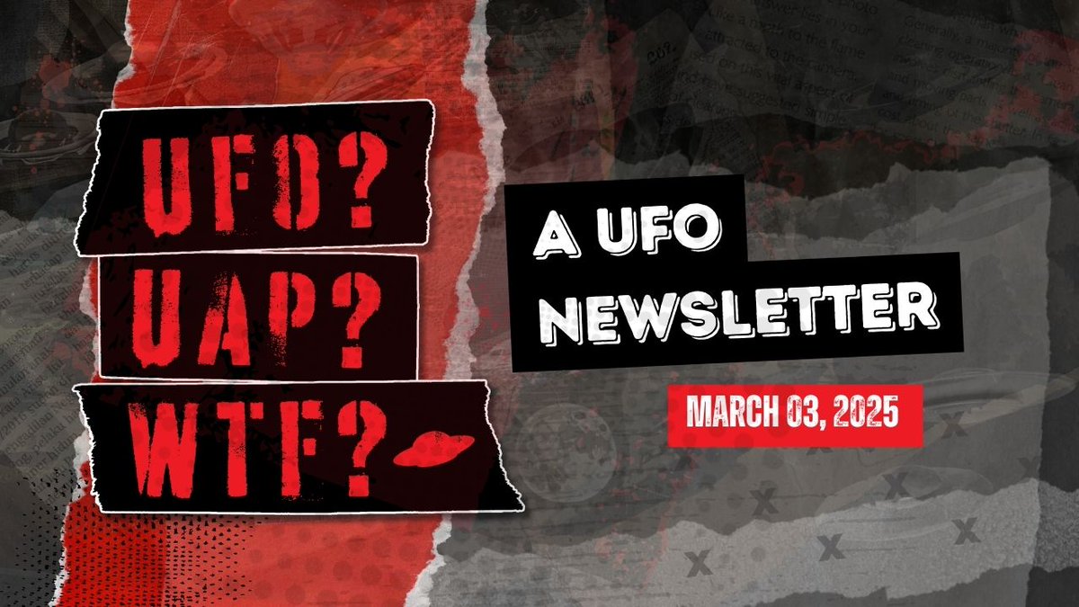 Kick off the week by catching up on the UFO-related stories that have generated headlines recently:
ufouapwtf.com/ufo-headlines-…
#ufo #ufos #uap