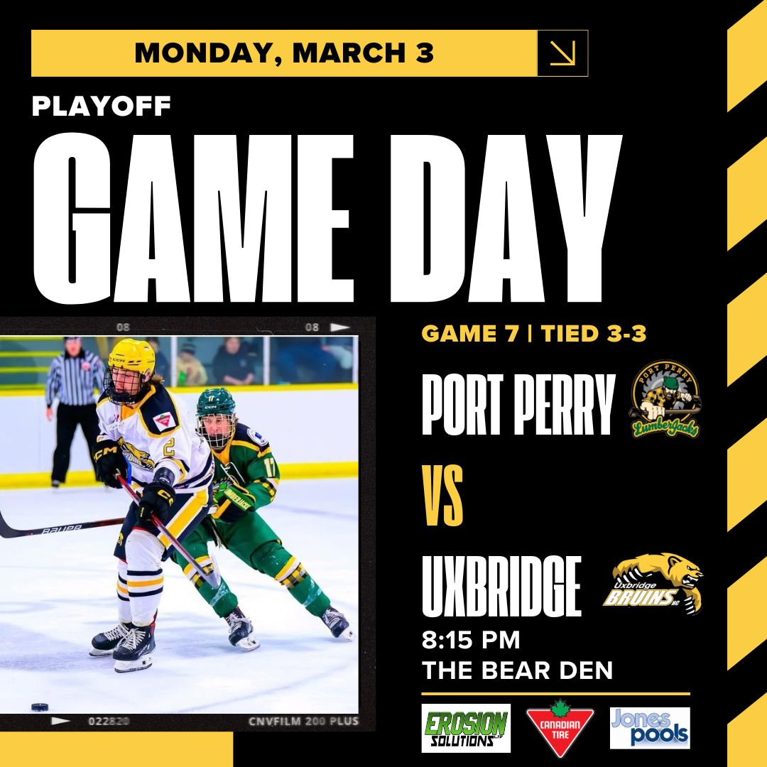 It all comes down to this.
After six thrilling games in the Orr Division quarterfinals, it's winner take all tonight in the Battle of North Durham. 
Game 7 gets underway at the Bear Den tonight at 8:15 p.m.