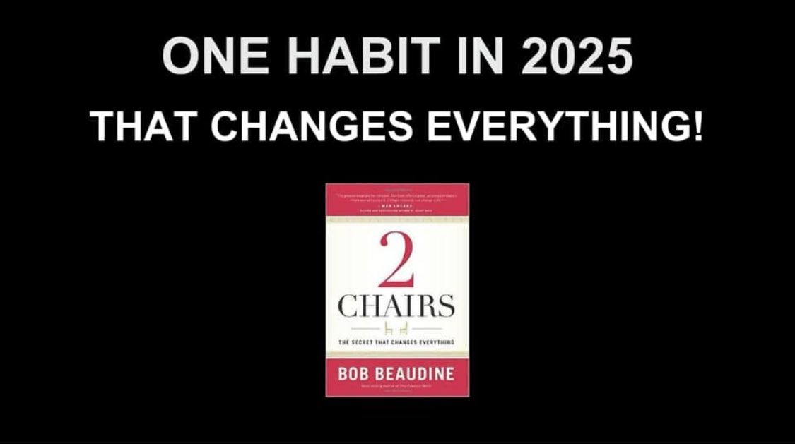 THE ONE HABIT THAT CHANGES EVERYTHING! ⏳

Before anything else—meet with God. 🙏 First thing. Every morning.
All throughout the Bible, people built altars—not just for sacrifice, but to meet with Him.

Moses, David, Jesus—they did it first. If they needed it, so do we!
#2Chairs