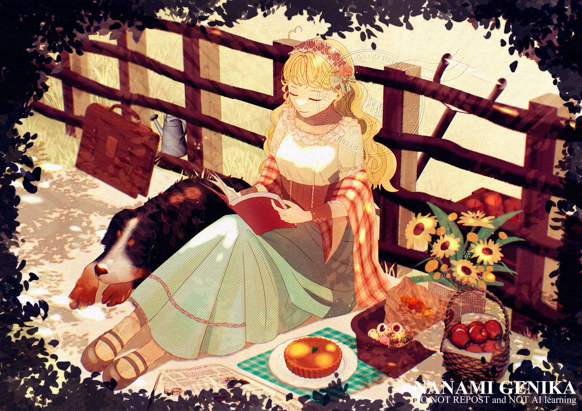 genika03's tweet image. 春もすぐそこ🌸｜#冬の創作クラスタフォロー祭り