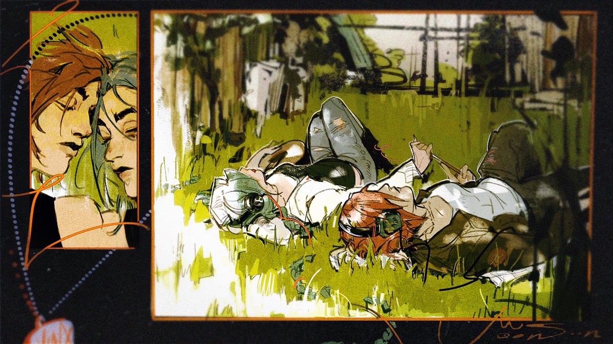 ParyerX's tweet image. #arcane #jinx📷 #vi
Just... growing lazily in the sun like weeds.
