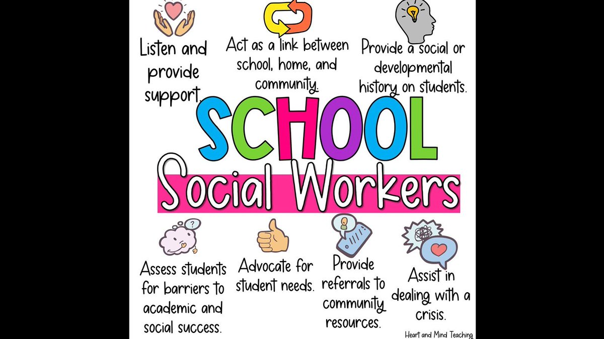This week is National School Social Workers week. Thank you to our School Social Workers for all that you do each and every day to support our students and their families!
