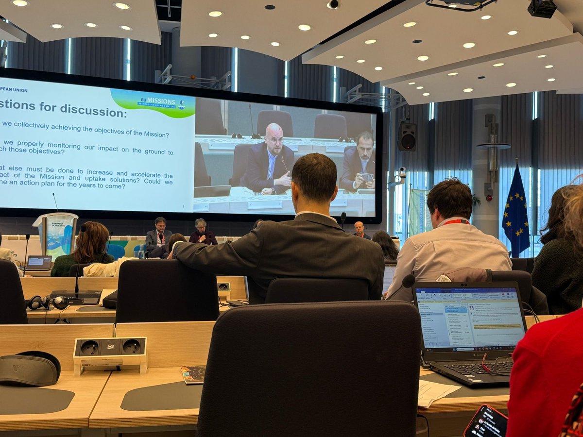 <a href="/METU_ODTU/">METU / ODTÜ</a> is in the #EUOceanDays this week! <a href="/mustyucel/">Mustafa Yucel</a>  <a href="/SalihogluBaris/">Baris Salihoglu</a>,  <a href="/mmantikci/">Mustafa Mantıkcı</a> are actively engaging <a href="/EU_MARE/">EU Maritime & Fish</a> <a href="/EUScienceInnov/">EU Science & Innovation 🇪🇺</a> officials and <a href="/OurMissionOcean/">Mission Ocean Waters</a> stakeholders, also representing our 11 <a href="/HorizonEU/">Horizon Europe 🇪🇺</a> Ocean projects including <a href="/BRIDGE_BlackSea/">BRIDGE Black Sea</a> , <a href="/bluemissionmed/">BlueMissionMed</a> and