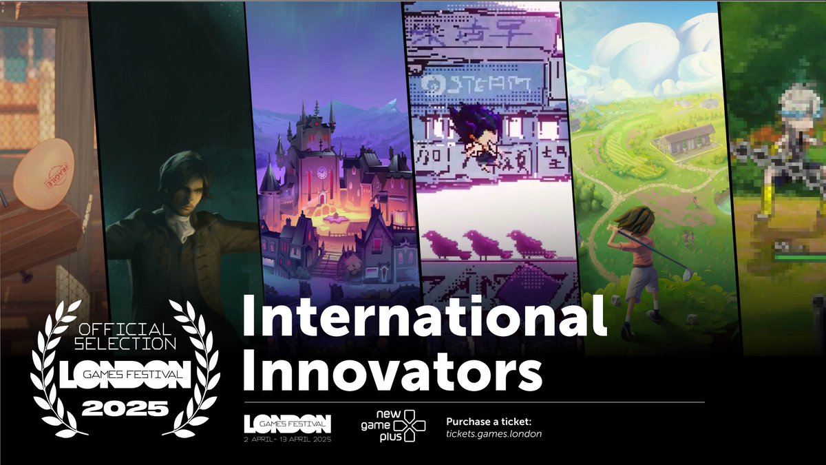 🌎 Unveiling the Official Selection: INTERNATIONAL INNOVATORS - showcasing bold and original global talent!

🥚Egging On
💀The Necromancer’s Tale
🏔️Moonlight Peaks
🐕Cyber Paradise
🏌️‍♀️Under Par Golf Architect
🧞‍♂️Pocket Legend

#LGF25 #OfficialSelection