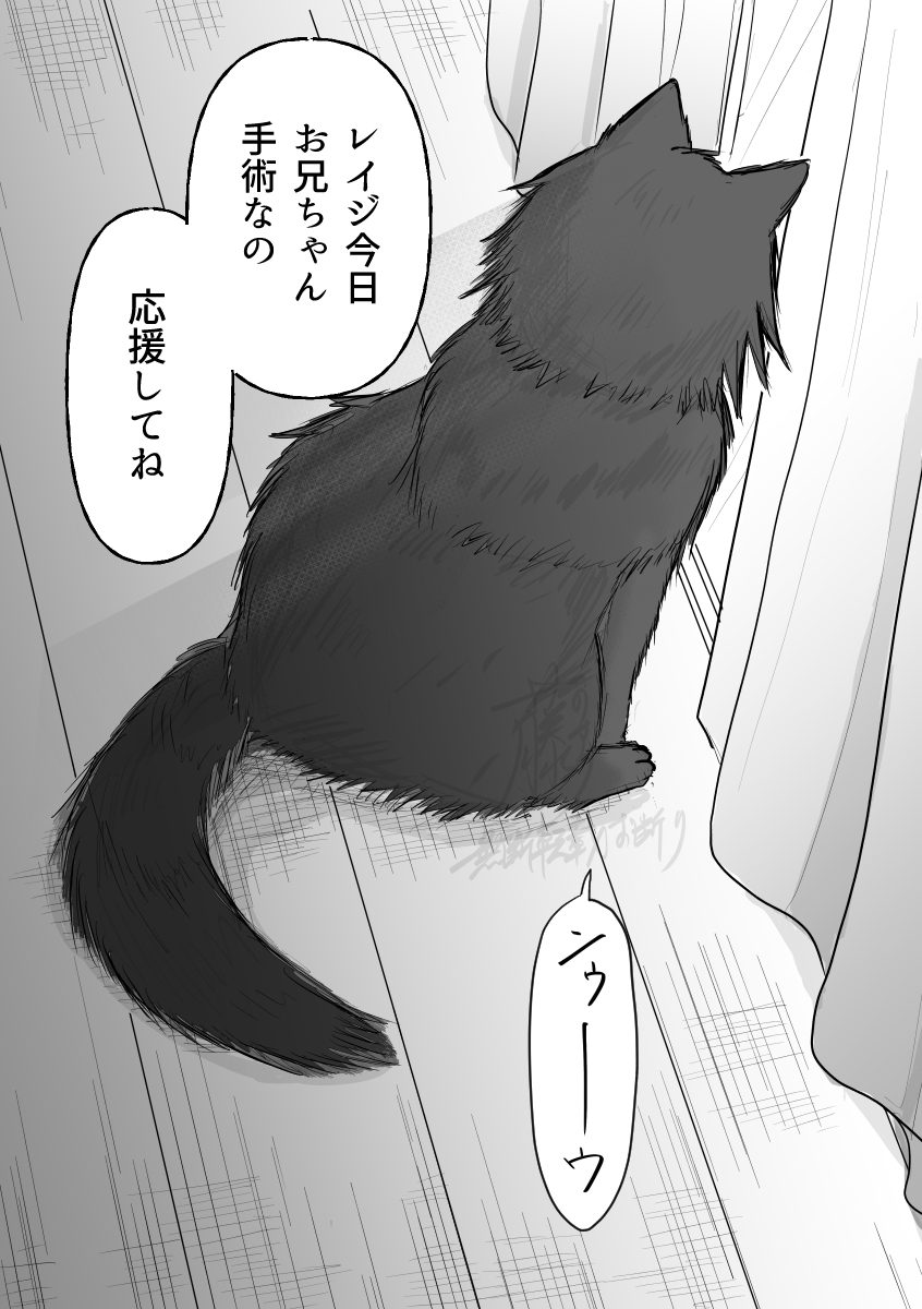 犬猫☔️兄弟ラクガキ 