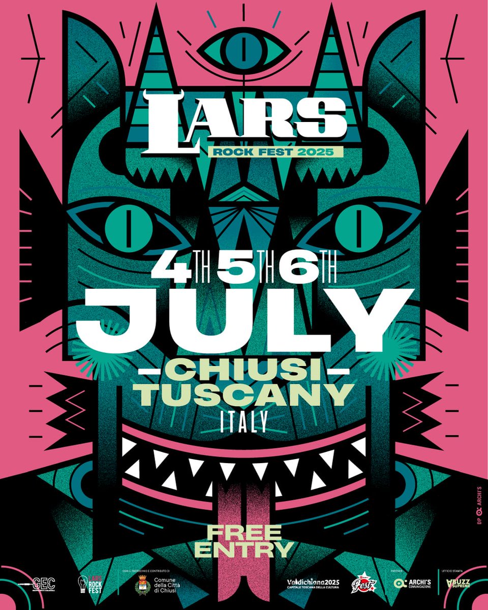 Eccolo qua il nostro nuovo demone etrusco che ci accompagnerà in questa edizione 2025 nella grafica realizzata come da tradizione da Daniele Pampanelli e Archi's Comunicazione😈
Nuova forma, nuovi colori ma sempre lo stesso fascino e la stessa energia!
Bello eh?😜