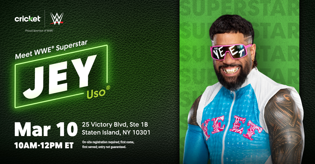 It's the moment you've been waiting for... Jey <a href="/WWEUsos/">The Usos</a> will be in NYC on 3/10!