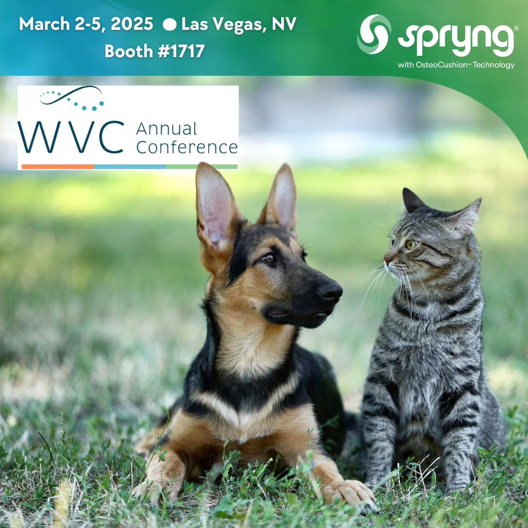 Spryng® with OsteoCushion™ Technology (@sprynghealth) on Twitter photo Good morning, #WVC2025 attendees! Start your day by stopping by Booth 1717 to learn how Spryng® intra-articular injections can help animals with joint pain lead healthier, happier lives.
#WVC #VeterinaryMedicine #VetMed #VetTech #SpryngHealth #Spryng
<a href="/ViticusGroup_AH/">Viticus Group - Animal Health</a> Good morning, #WVC2025 attendees! Start your day by stopping by Booth 1717 to learn how Spryng® intra-articular injections can help animals with joint pain lead healthier, happier lives.
#WVC #VeterinaryMedicine #VetMed #VetTech #SpryngHealth #Spryng
<a href="/ViticusGroup_AH/">Viticus Group - Animal Health</a>