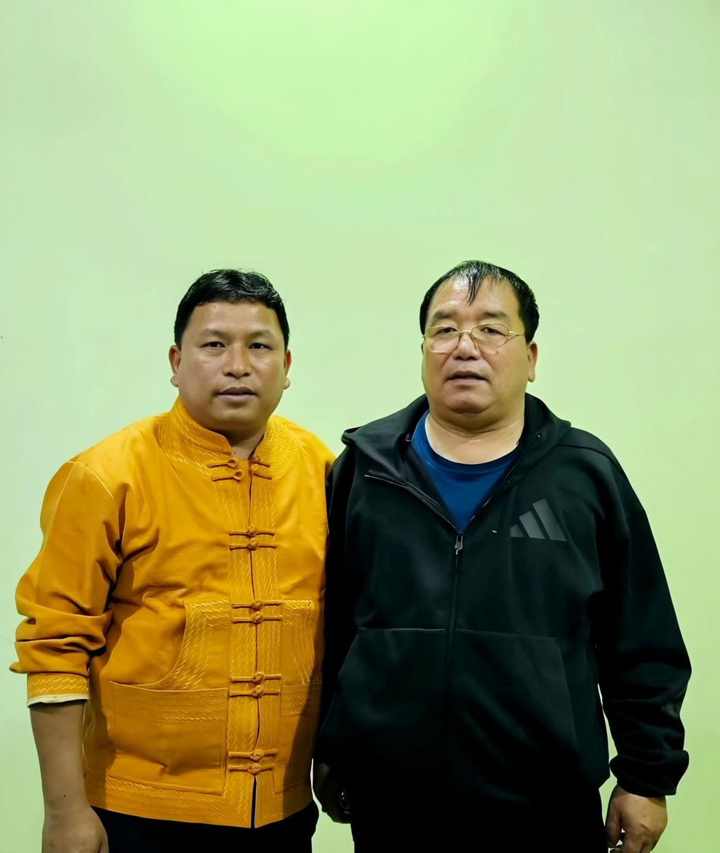 Tai_Nikio_BJP's tweet photo. It was a pleasure to meet Shri @KipaAjay Ji, Treasurer of the AIFF, at my residence office today.

We had a productive discussion on various development initiatives, with a special focus on promoting and enhancing the growth of football in the 19-Nyapin Constituency. https://t.co/Fh5CSUDAVe