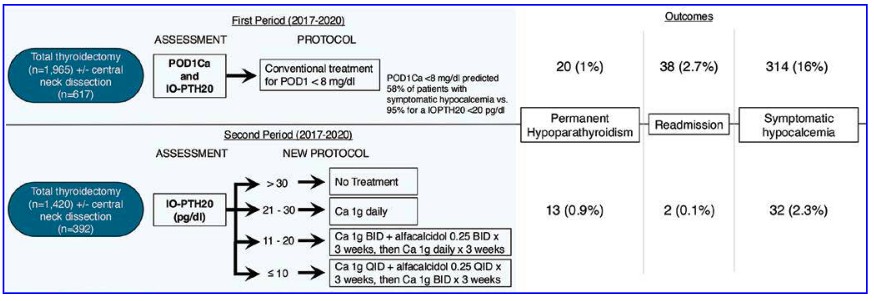 Clinical Thyroidology (@clinicalthyroid) on Twitter photo How does a new algorithm checking #PTH after #thyroidectomy reduce #hypocalcemia and improve postoperative outcomes? Read the data reviewed by Dr. <a href="/JohnsonThomasMD/">Johnson Thomas, MD, FACE</a>.
ow.ly/s9p750V5xvm
#medtwitter #endotwitter #thyroid #thyroidsurgery #parathyroid #calcium How does a new algorithm checking #PTH after #thyroidectomy reduce #hypocalcemia and improve postoperative outcomes? Read the data reviewed by Dr. <a href="/JohnsonThomasMD/">Johnson Thomas, MD, FACE</a>.
ow.ly/s9p750V5xvm
#medtwitter #endotwitter #thyroid #thyroidsurgery #parathyroid #calcium