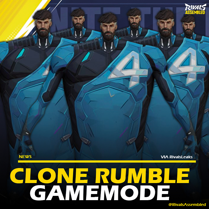 ‼️NEW GAME MODE COMING 🚨

"Clone Rumble" 

You and your teammates choose the same hero to battle with together in #MarvelRivals