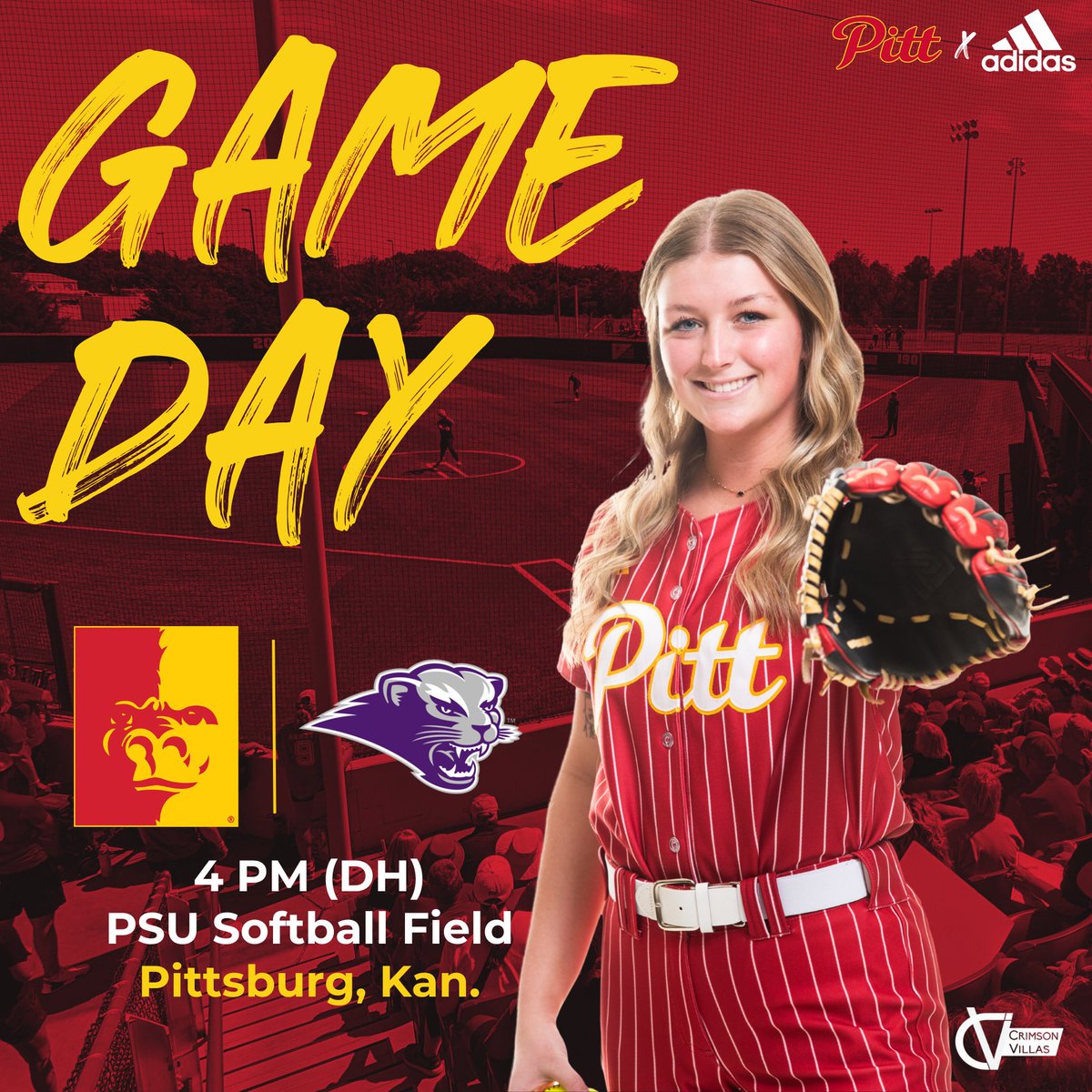 🚨HOME OPENER🚨

Gorilla Softball hosts a double-header against Southwest Baptist this afternoon in their first home games of the season 🦍🥎

First pitch is at 4 PM. 

<a href="/Gorilla_SFB/">Pitt State Softball 🥎</a>|<a href="/pittstate/">Pittsburg State</a>
