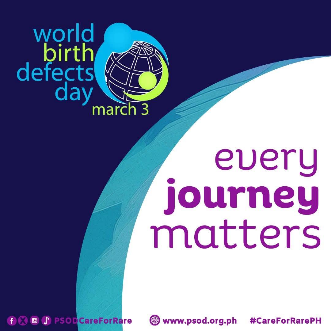 PSODCareForRare (@psodcareforrare) on Twitter photo March 03 is World Birth Defects Day #WorldBDday
The 2025 WBDD (#WorldBDDay) theme is “Every Journey Matters.” Birth defects affect individuals, family, friends, and communities. That’s why #EveryJourneyMatters
<a href="/PSODCareForRare/">PSODCareForRare</a> supports the campaign for #WorldBDday March 03 is World Birth Defects Day #WorldBDday
The 2025 WBDD (#WorldBDDay) theme is “Every Journey Matters.” Birth defects affect individuals, family, friends, and communities. That’s why #EveryJourneyMatters
<a href="/PSODCareForRare/">PSODCareForRare</a> supports the campaign for #WorldBDday