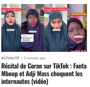 snap221com's tweet image. Certaines personnes les accusent de modifier les sourates traditionnelles, notamment Likhlass, Falaq et Nas, ce qui est considéré comme irrespectueux envers le texte sacré. 
Lire la suite👇👇
snap221sn.com/recital-de-cor…