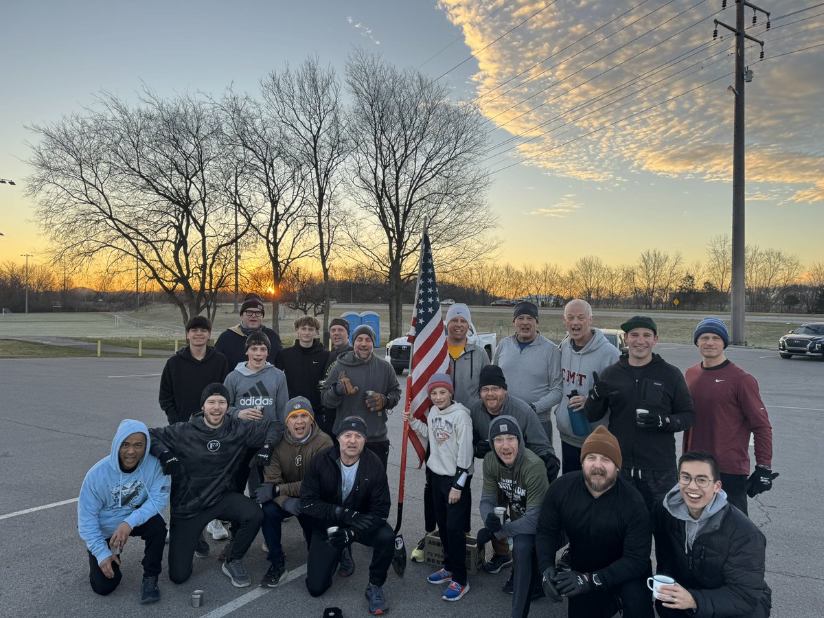 I couldn’t be more proud of my son, Luke (F3 Shadow), and <a href="/F3FranklinTN/">F3FranklinTN</a>. He led an entire 45 minute workout all by himself this morning. 22 men showed up to support him. They say it takes a village and I’m grateful we have the best. #Blessed