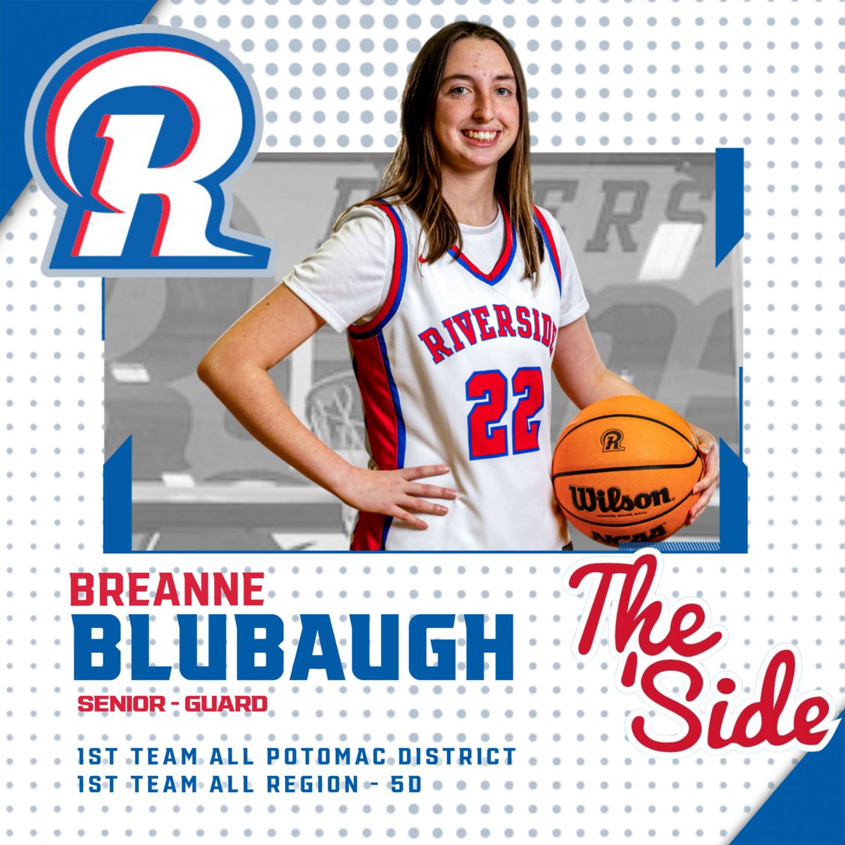 Congratulations <a href="/BreanneBlubaugh/">Breanne Blubaugh</a> for an awesome senior season!  We wish you all the best next year and beyond!  Once a Ram, always a Ram! <a href="/RVHSRamsSports/">Riverside Athletics</a> <a href="/RiversideLCPS/">Riverside HS</a> <a href="/LoCoSports/">LoCoSports</a> <a href="/novahoopsCom/">Novahoops.com</a>