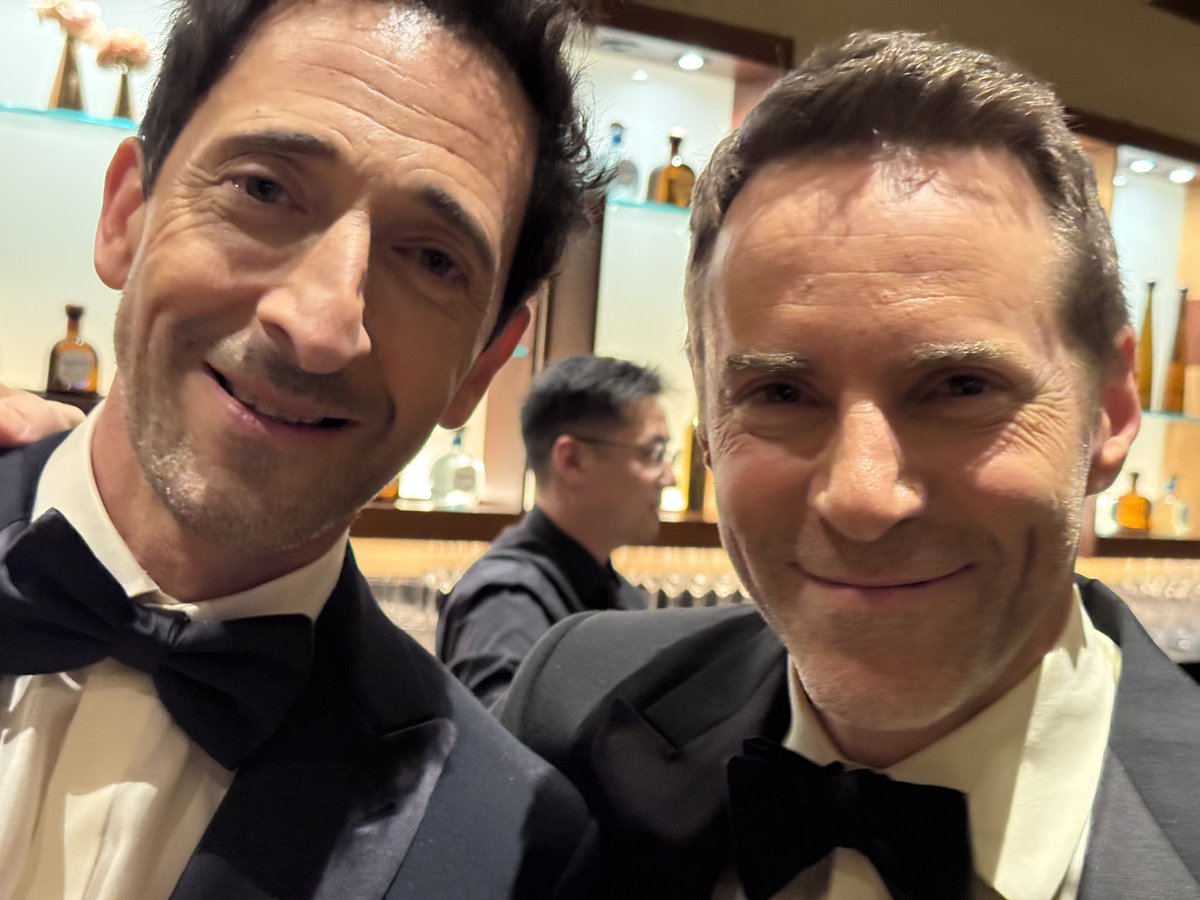 Cousin! <a href="/adrienbrody/">Adrien Brody</a> Academy Award for Best Actor #TheBrutalist #Oscars