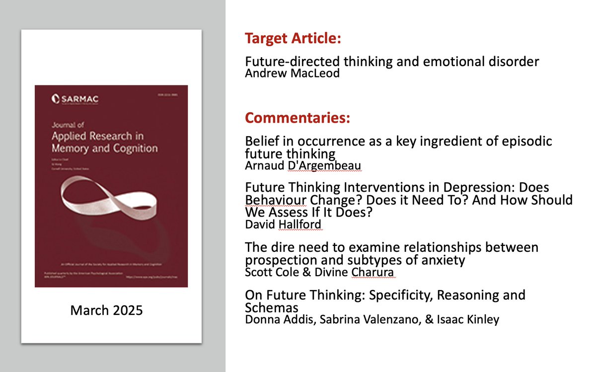 Qi Wang (@qiwang_cornell) on Twitter photo Another exciting #JARMAC issue coming up, on timely topics <a href="/OfficialSARMAC/">Society for Applied Research in Memory & Cognition</a> <a href="/APA_Journals/">APA Journals</a> <a href="/APA_Databases/">APA Databases</a> Another exciting #JARMAC issue coming up, on timely topics <a href="/OfficialSARMAC/">Society for Applied Research in Memory & Cognition</a> <a href="/APA_Journals/">APA Journals</a> <a href="/APA_Databases/">APA Databases</a>