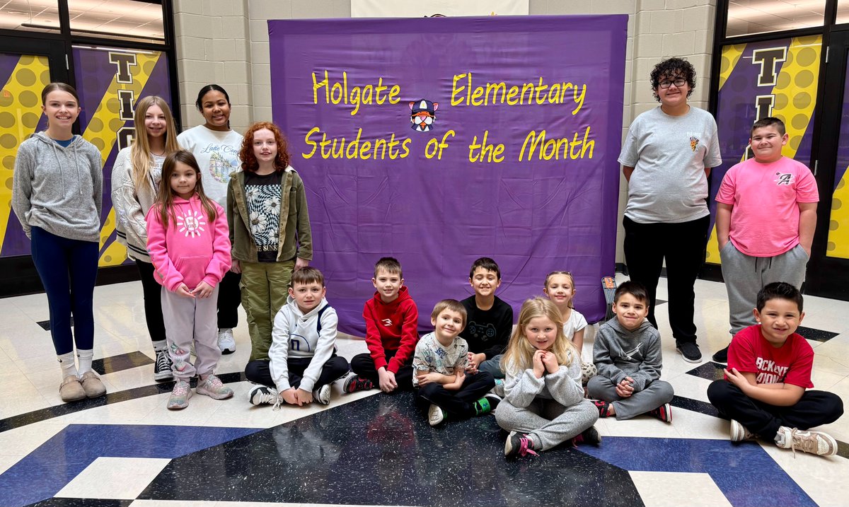 HolgateSchools's tweet photo. Congratulations to the Elementary Students of the Month for February!  These students exhibited the character trait of fairness.  Way to go! (not pictured:  Bankz Sizemore) https://t.co/eVjlmcBAuN
