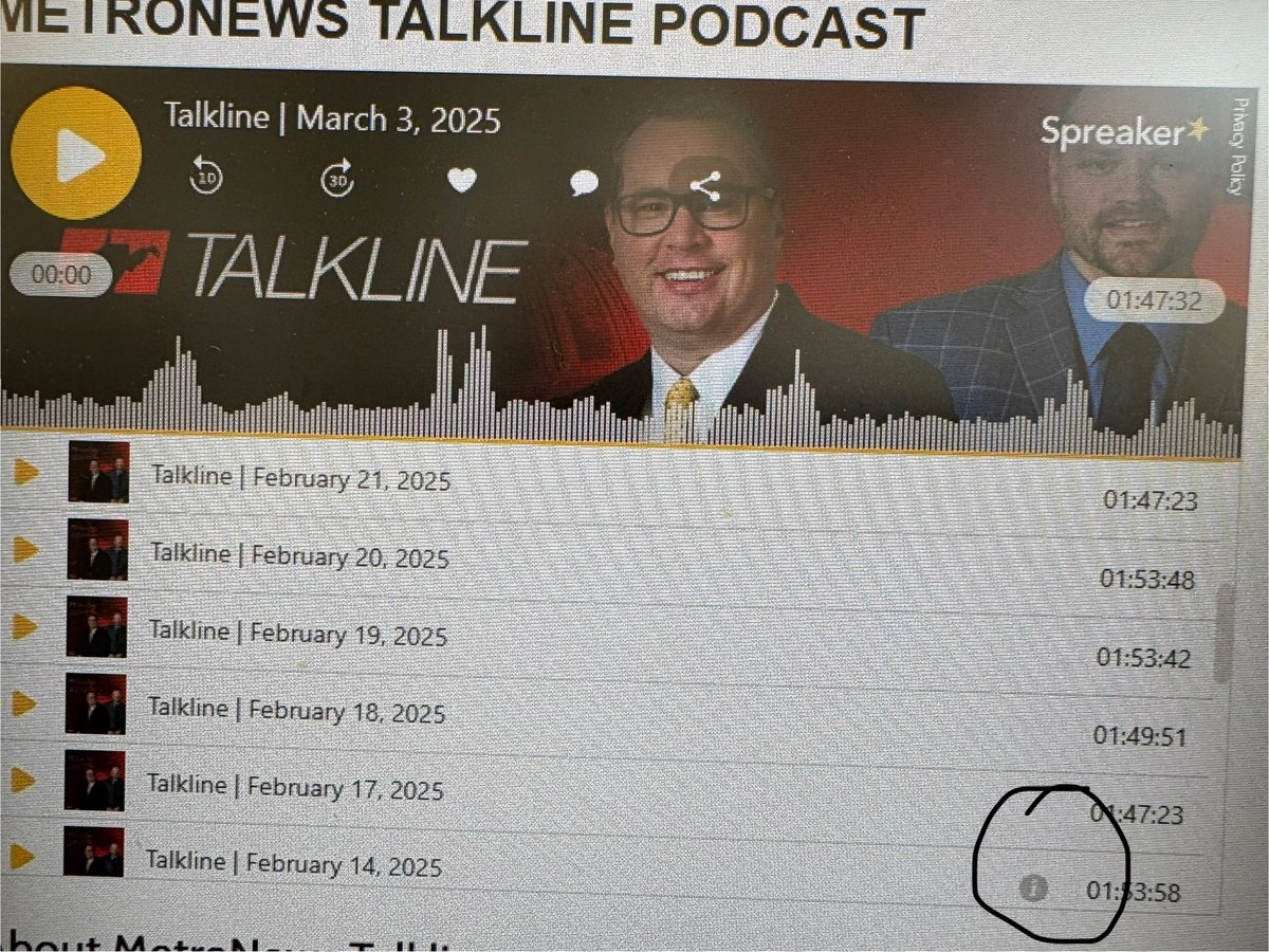 CScottJones's tweet image. It would be useful if @WVMetroNews returned to including a preview bug for each episode of Talkline. Not all segments are created equal.