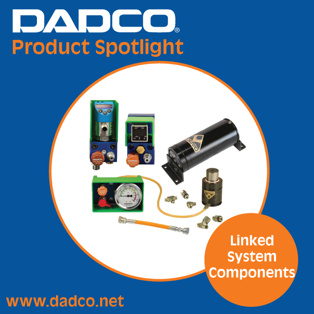DADCOproducts's tweet photo. This week’s product spotlight: Linked System Components! DADCO’s linked systems allows easy monitoring, control and adjust pressure from outside the die. To view the full Linked Systems Catalog, click here: https://t.co/gb8hhuwqiA… or visit our website at https://t.co/TaKEENrYzE https://t.co/pSQcnxJ9Mg