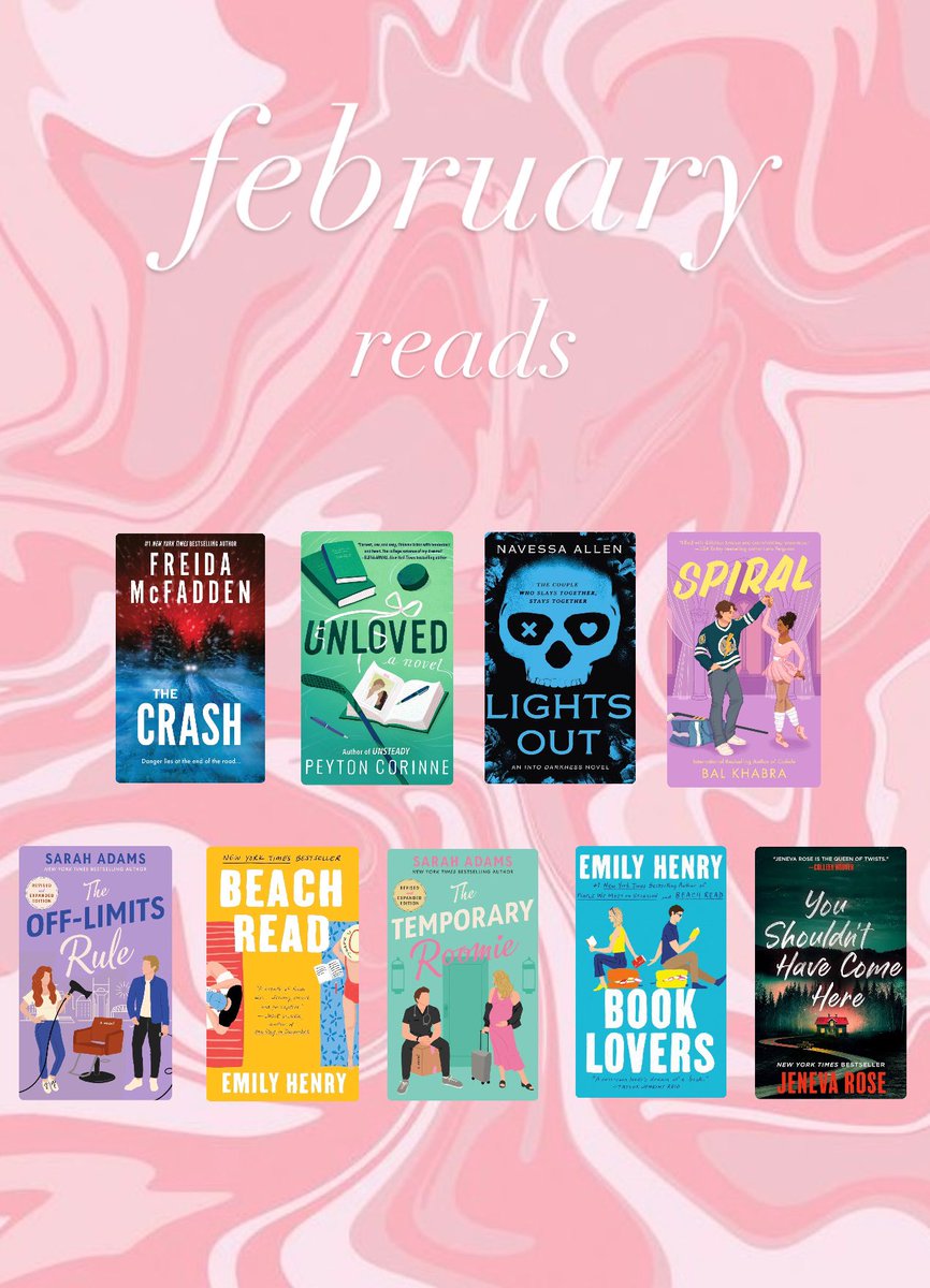 Not my best month, but more than January! I need to get out of this reading funk 😪