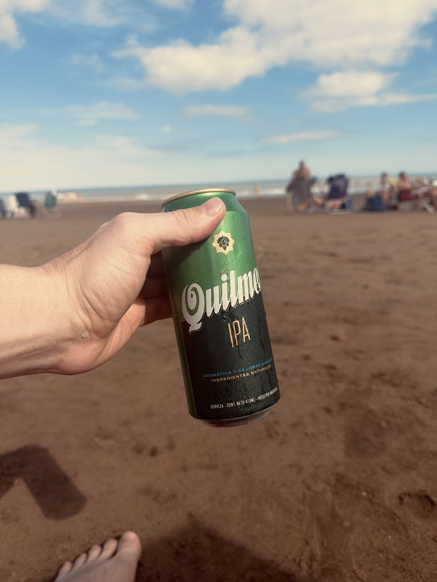 Que fruta noble la Quilmes IPA. El mejor descubrimiento cervecero de este verano 2025. Buena, rica y barata como debe ser 👌🏻