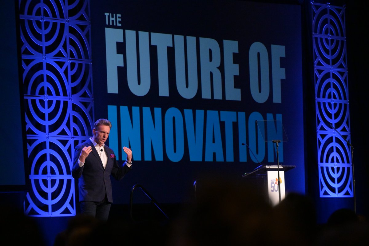 #AUTM2025 keynote speaker, Nick Webb had everyone thinking about the future of tech transfer! Nick delivered powerful insights on how emerging tech, AI, and new best practices can transform the future of tech transfer.