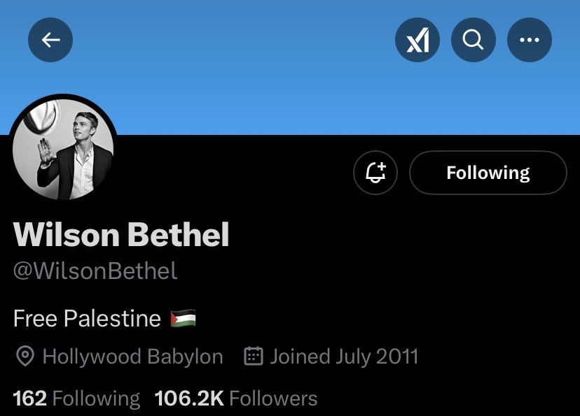 ambicthous's tweet image. since we get dex back tomorrow here’s a reminder that wilson bethel is openly pro palestine &amp;amp; has been for over a decade &amp;lt;3