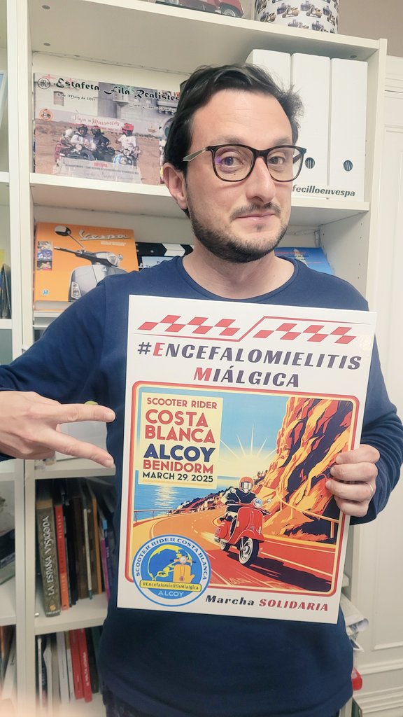 🛵 Scooter Rider Costa Blanca 🗓️  29 de Marzo #Alcoy - #Benidorm en #Vespa por la #EncefalomielitisMialgica