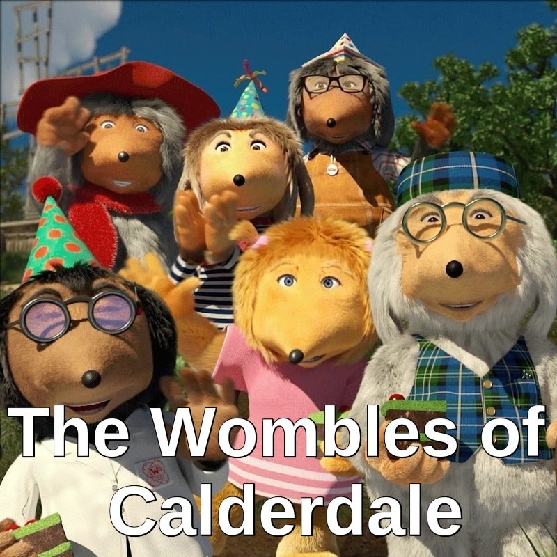 I never knew until yesterday #Calderdale has its own Wombles! 

Just a little tribute (doesn't reflect the actual Wombles) 😊
