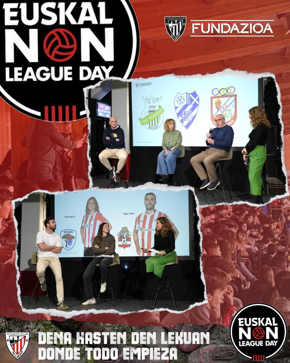 ⚽️ Euskal Non-League Day! 📢 
Porque el fútbol base es:
"Dena hasten den lekua". 
"Donde todo empieza". 
Zatoz eta gozatu futbolaz!!

#Ibarreko #SDErandio #Abetxuko #DanokBat #Ezkurdi #AthleticClub Fundazioa #EuskalNonLeagueDay
instagram.com/p/DGvyLxJgRRX/…