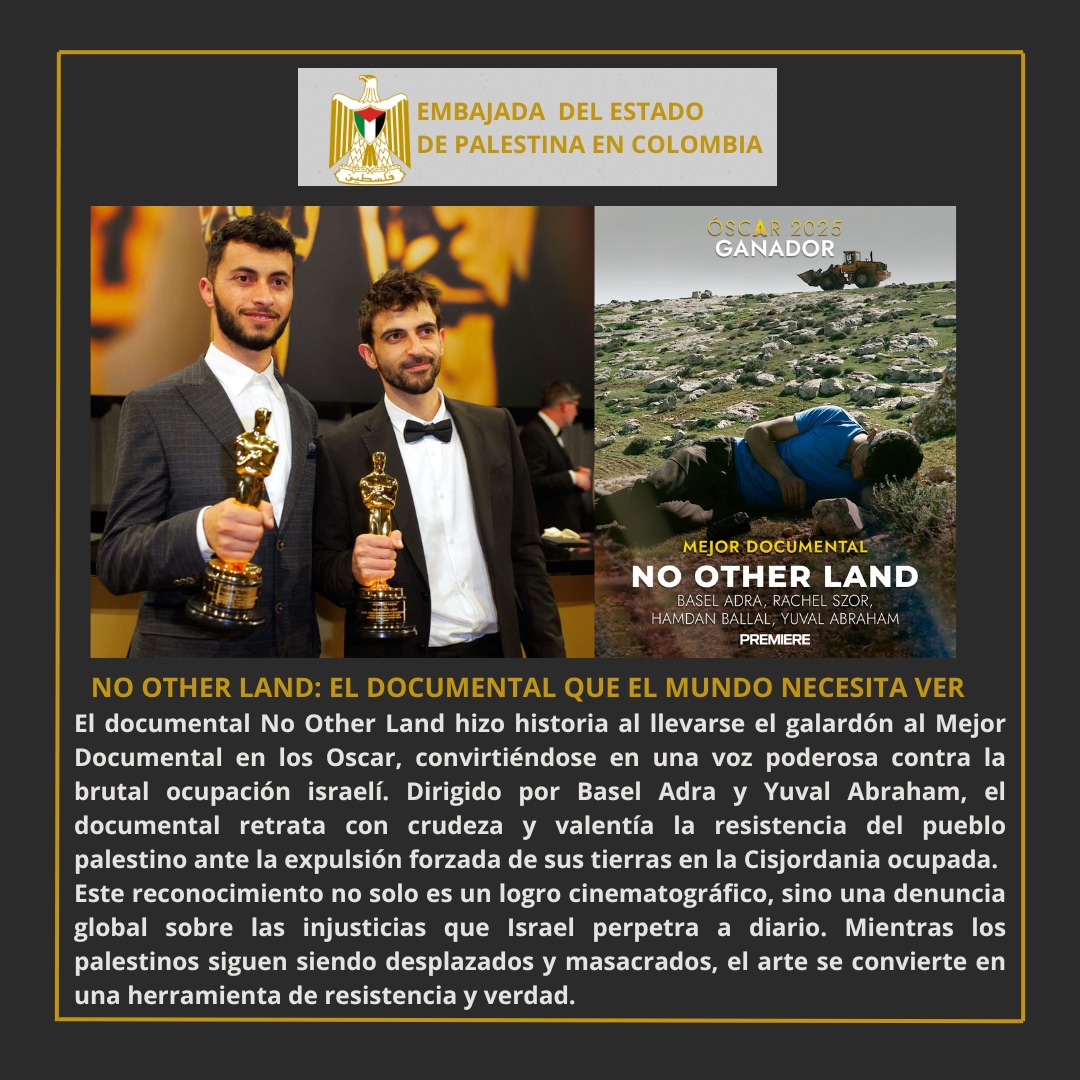 Embajada del Estado de Palestina en Colombia (@embpalcol) on Twitter photo 
